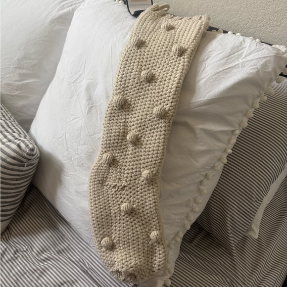 NWT Target Threshold designed w/Studio McGee Bobble Knit Holiday Stocking Cream - Picture 4 of 6